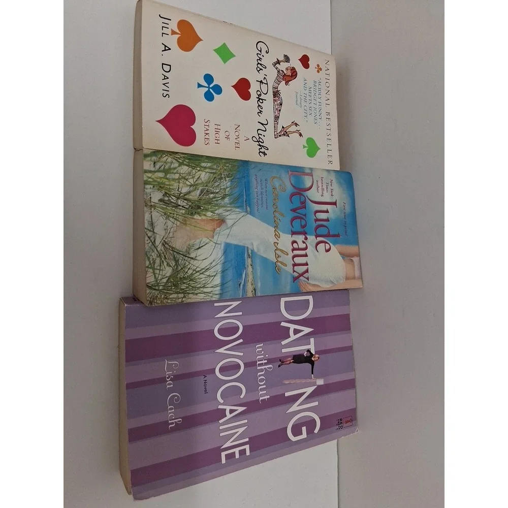 3 Paperback Book Lot Of Jill A. Davis, Jude Deveraux, Lisa Cach